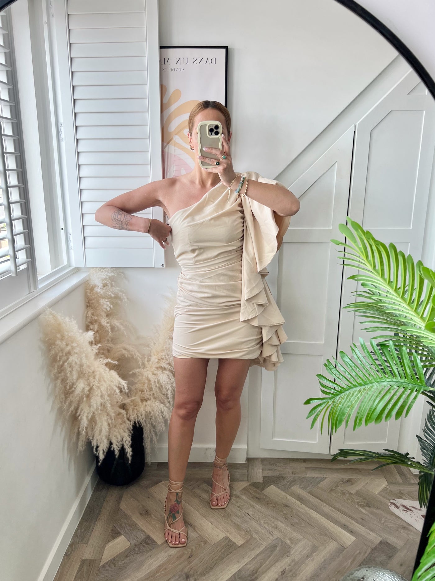 Milan Mini Ruffled Statement Dress