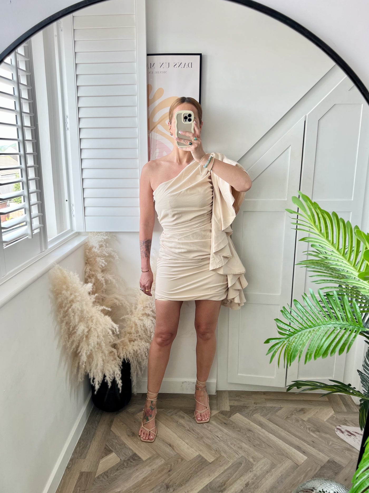 Milan Mini Ruffled Statement Dress