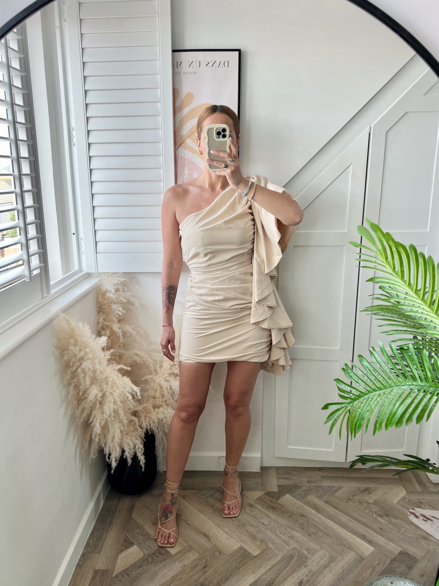 Milan Mini Ruffled Statement Dress