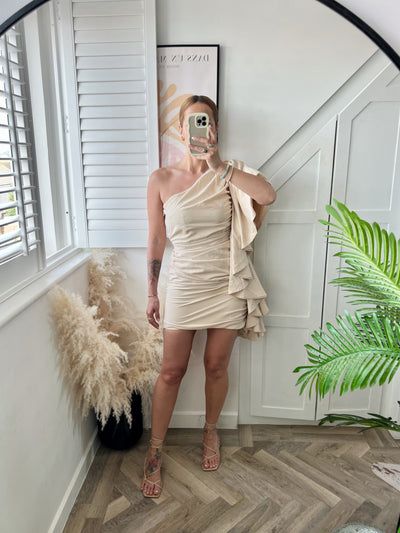 Milan Mini Ruffled Statement Dress