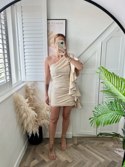 Milan Mini Ruffled Statement Dress