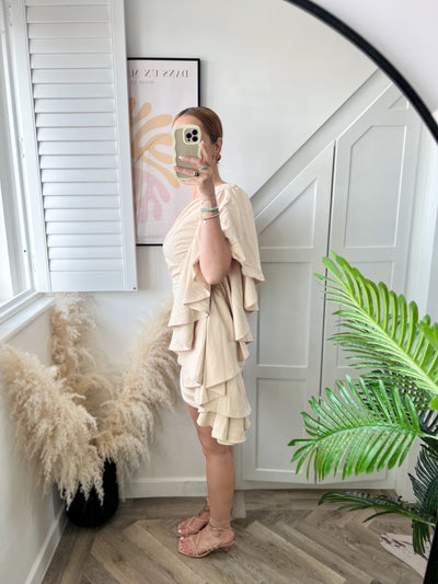 Milan Mini Ruffled Statement Dress