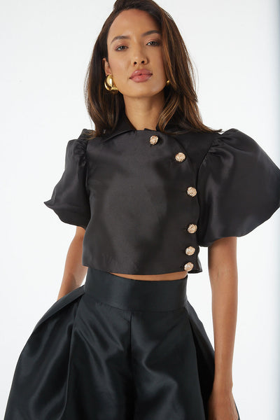 Missy Crop Puff Sleeve Jacket PREORDER ONLY