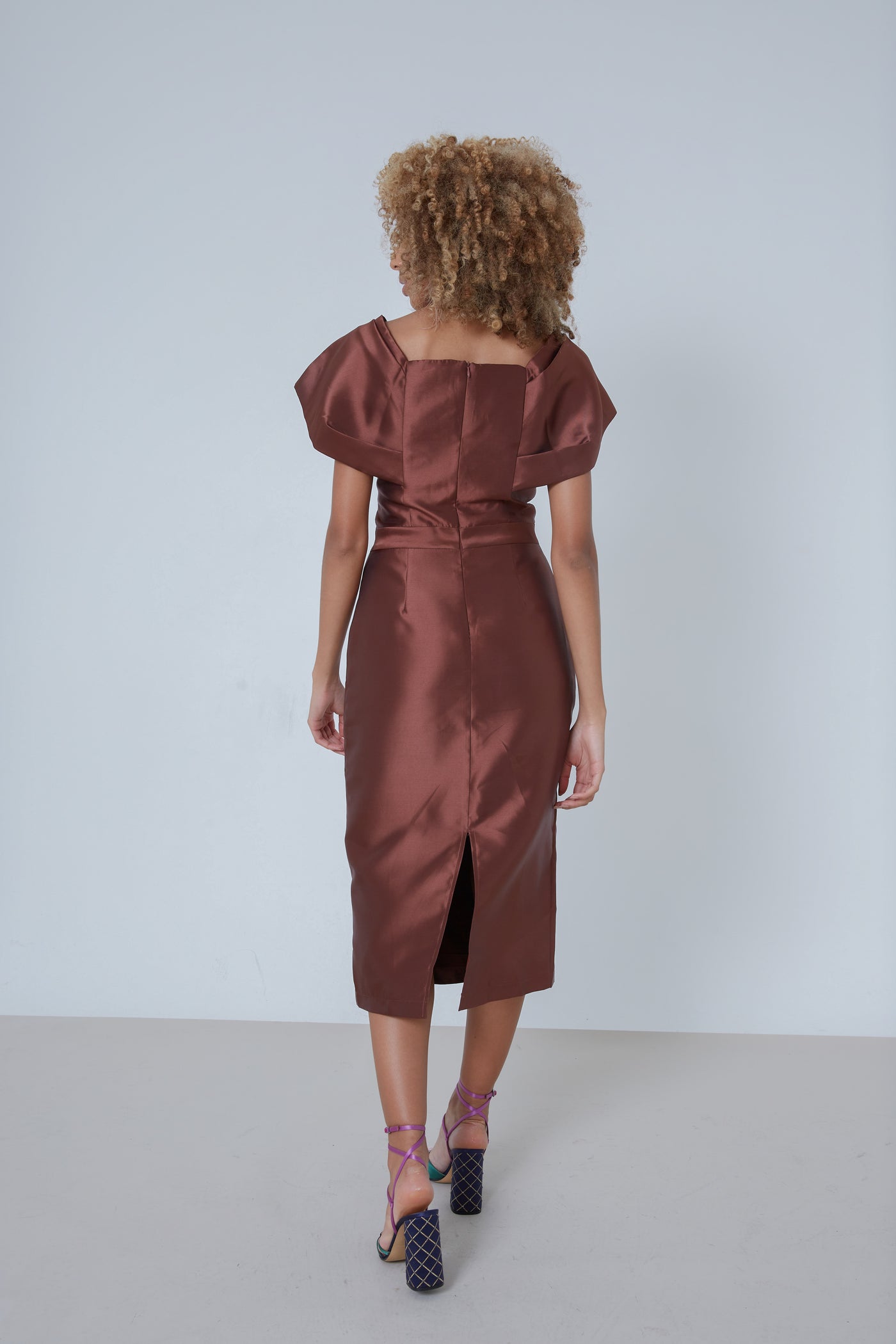 Catharina Dress - Artful Silk Taffeta Dress