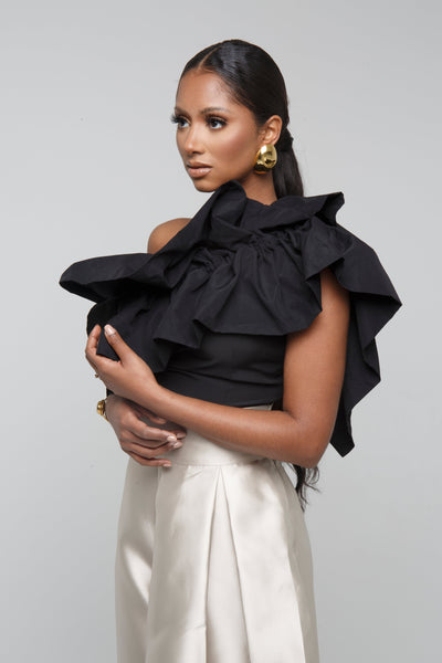 Fifi Top 2.0 - Striking Gathered Volume Top