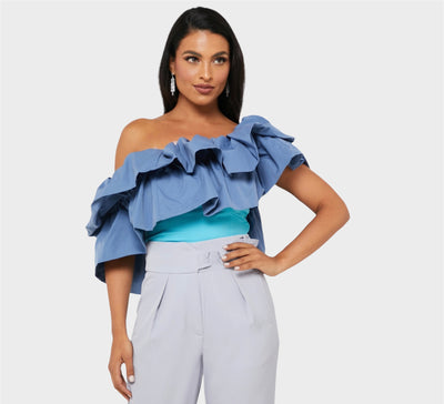 MONOTONE Fifi Top - Striking Gathered Volume Top